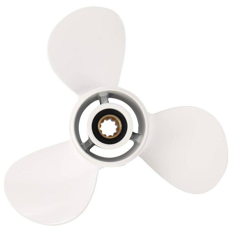 NovelBee 9 7/8x13-F Aluminum Alloy Propeller for Yamaha 20HP 25HP 30HP Outboard Motor - Image 3